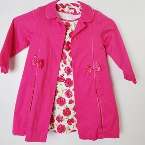 Polkatots Dress with Matching Coat